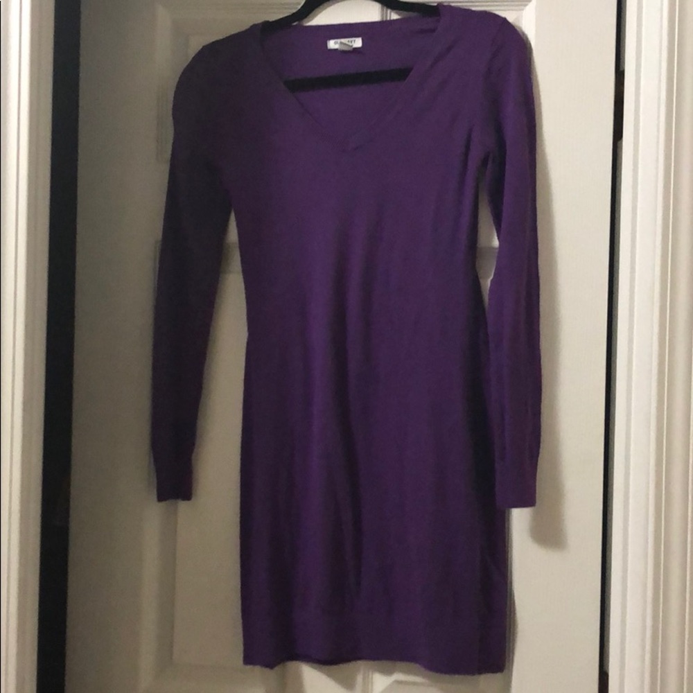 Purple sweater dress Old navy